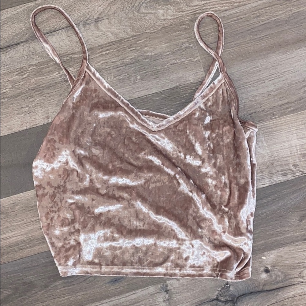 Kimchi Blue UO Velvet Crop Top